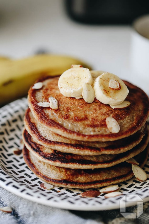 Banana Hafra pönnsur – tilvaldar í morgunmatinn