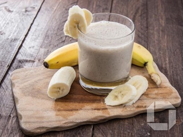 Banana og engifer smoothie