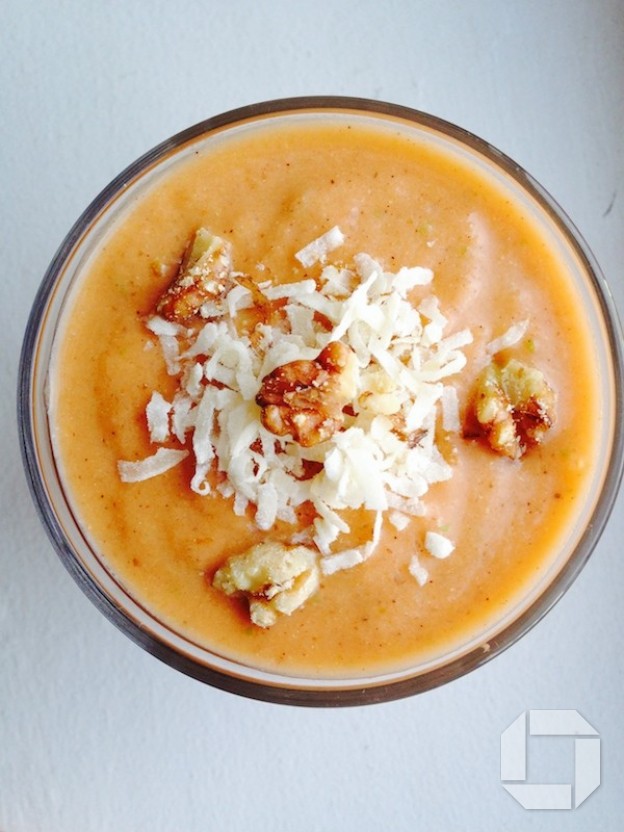 Páskadálæti – gulrótarköku smoothie