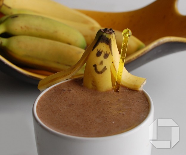 Súkkulaði banana smoothie