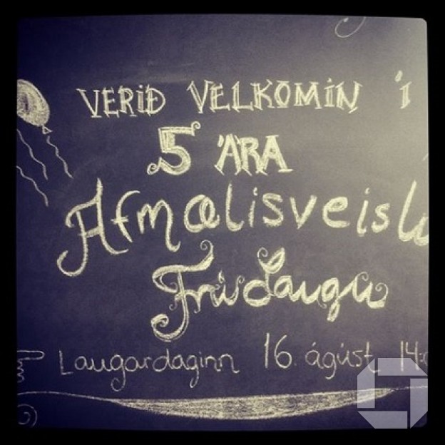 Afmælisveisla frú Laugu n.k laugardag