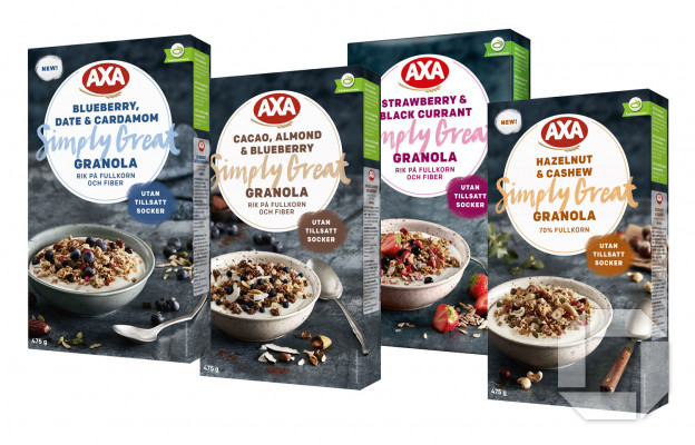 Ómerktar möndlur í granola morgunkorni