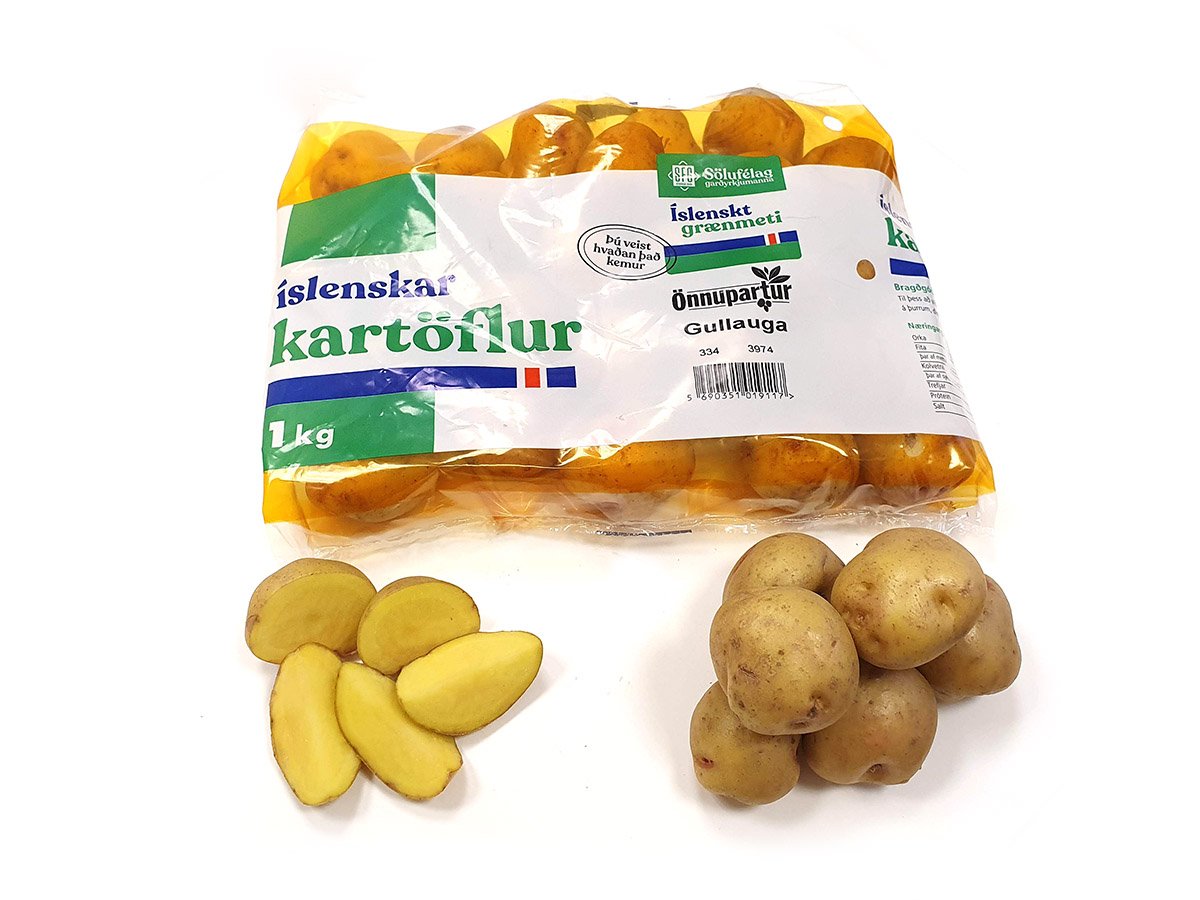 Kartöflur gullauga - Golden eye potatoes