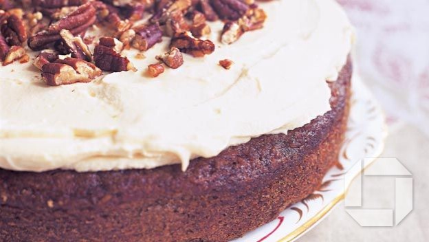 Gulrótar og pecan kaka að handann