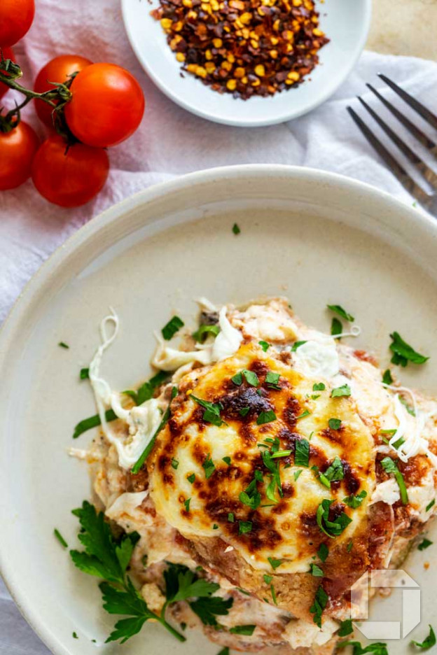 NÝ KETO UPPSKRIFT: Eggaldins lasagna með geggjað góðri sósu