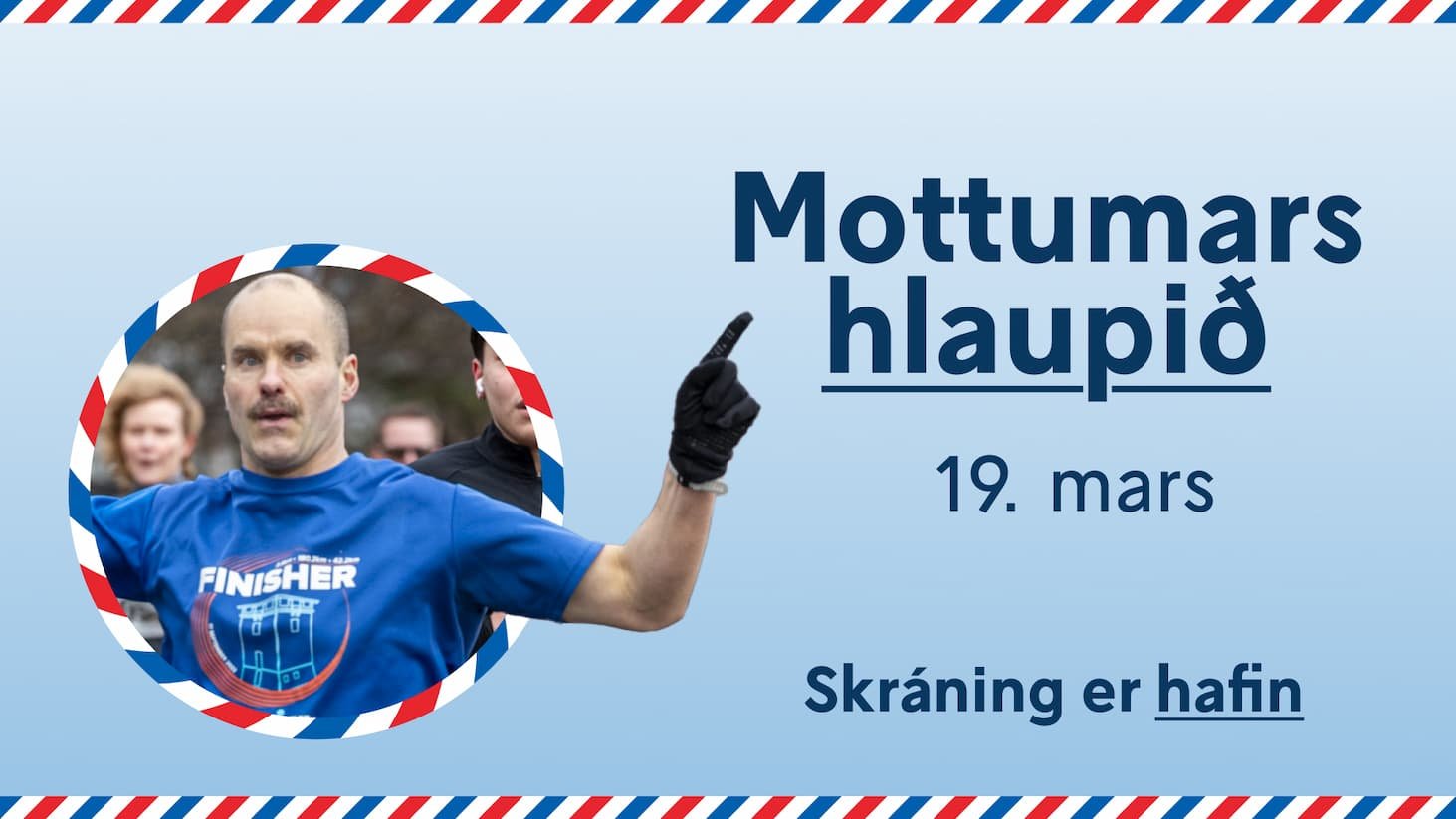 Hleypur þú með þann 19. mars ?