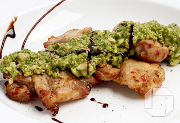 Pesto kjúklingabringur
