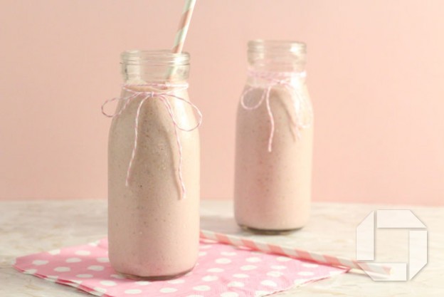 Hindberja quinoa smoothie