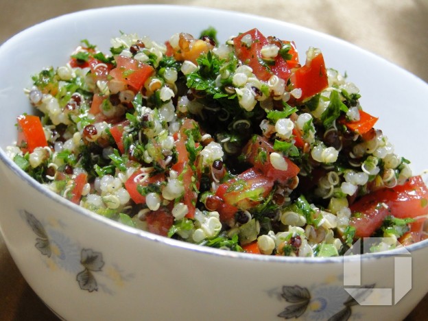 Tabbouleh með byggi