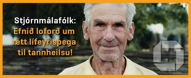 Áskorun til stjórnmálaflokka landsins - 92,5% eru hlynnt niðurgreiðslu á tannlækningum
